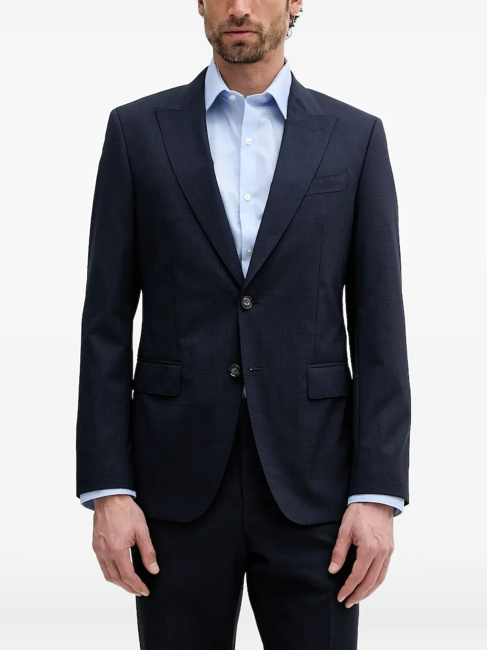 

Костюм в клетку BOSS, синий