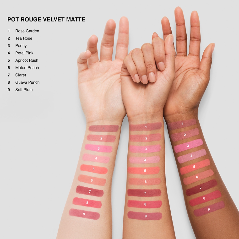 Бархатные матовые кремовые румяна Pot Rouge Bobbi Brown, atspalvis petal pink 8,5 гр — фото 4