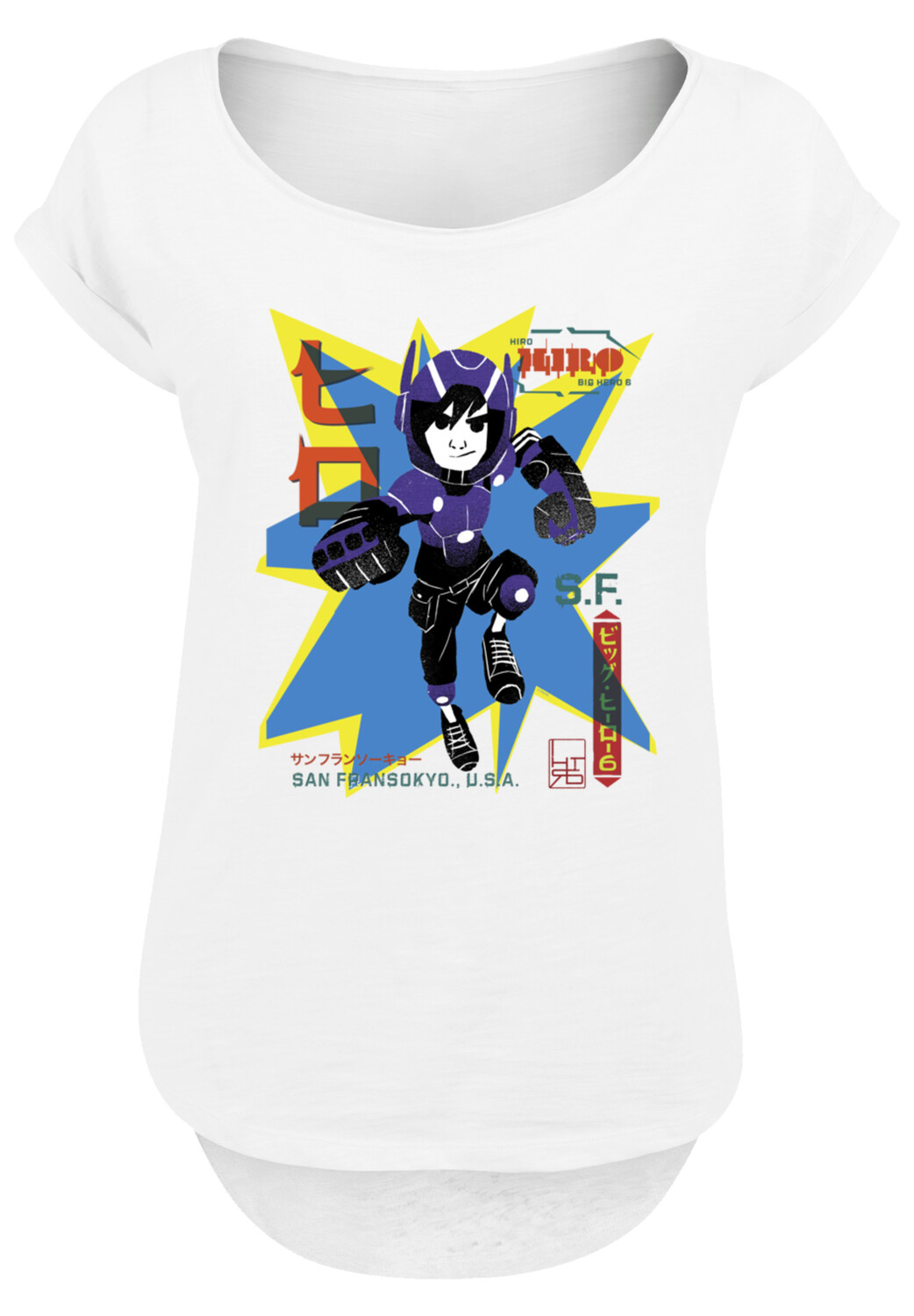 

Футболка F4NT4STIC Big Hero 6 Hiro Manga, белый