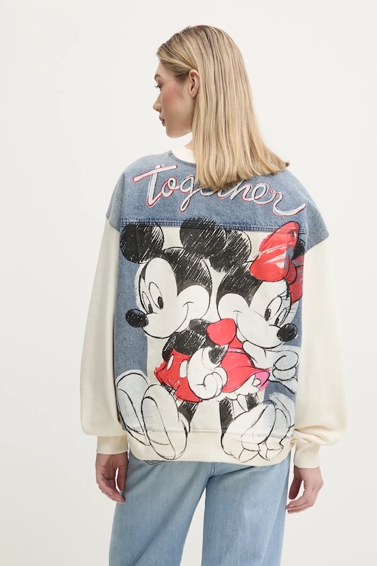 

Хлопковая толстовка MICKEY MOUSE Desigual, бежевый
