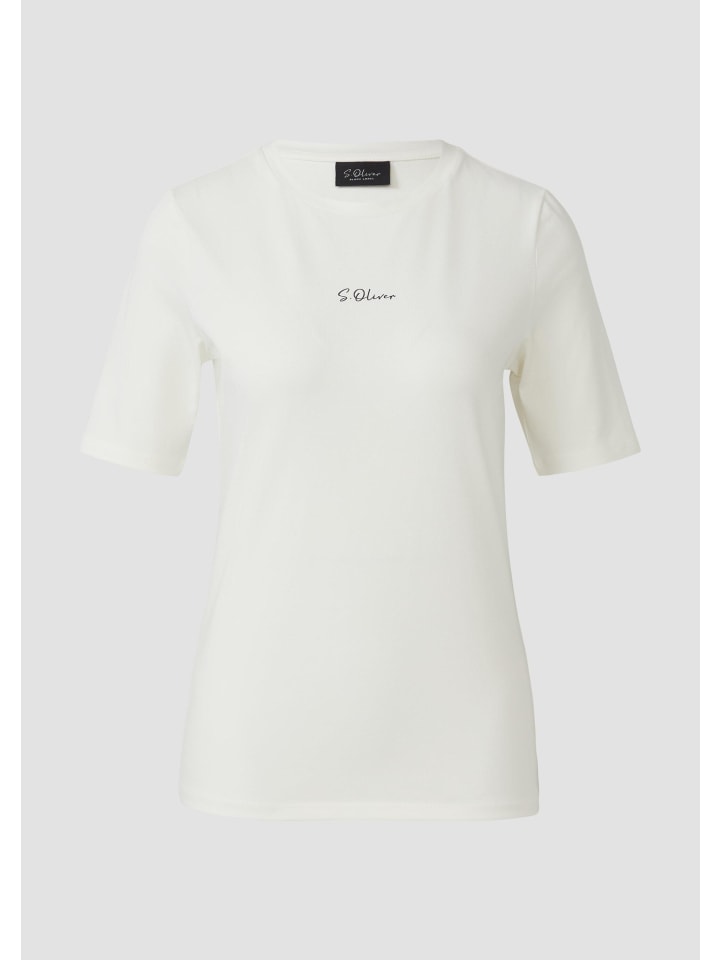 

Футболка в цвете 0200_cream s.Oliver, Хаки, Футболка в цвете 0200_cream s.Oliver