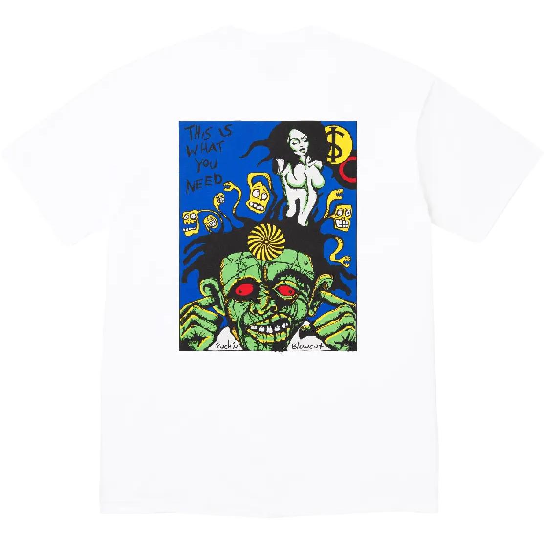 Футболка Blowout Tee Unisex Supreme, светло-розовый — фото 3