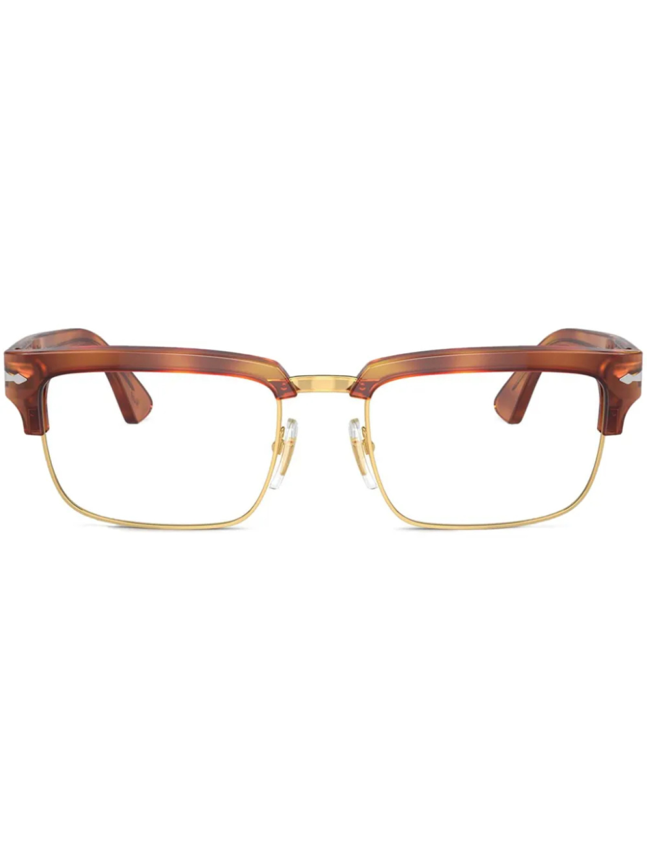 

Очки в прямоугольной оправе Persol, коричневый