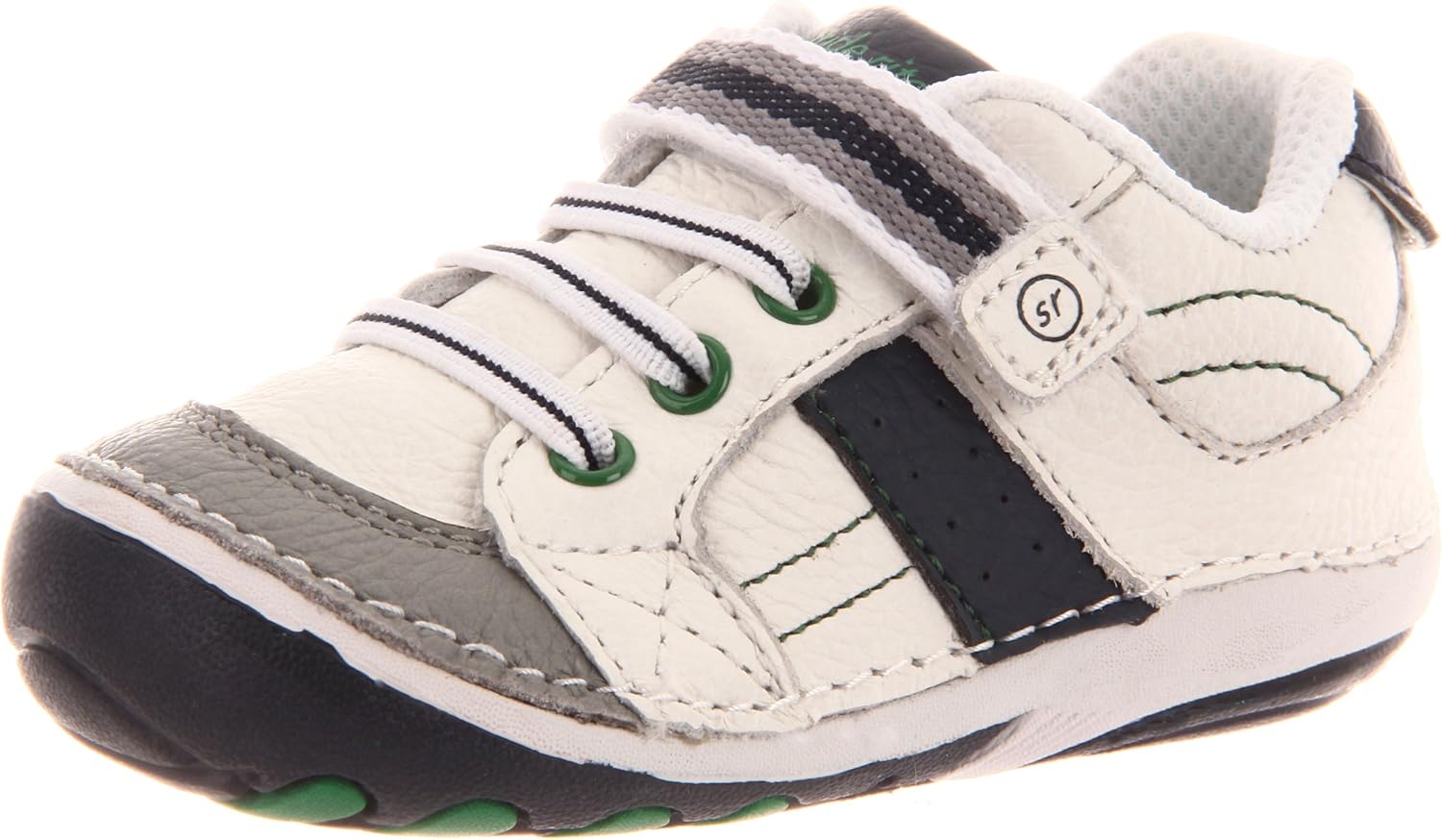 

Кроссовки для мальчиков и малышей Stride Rite Soft Motion Artie Athletic, белый/синий/темно-синий