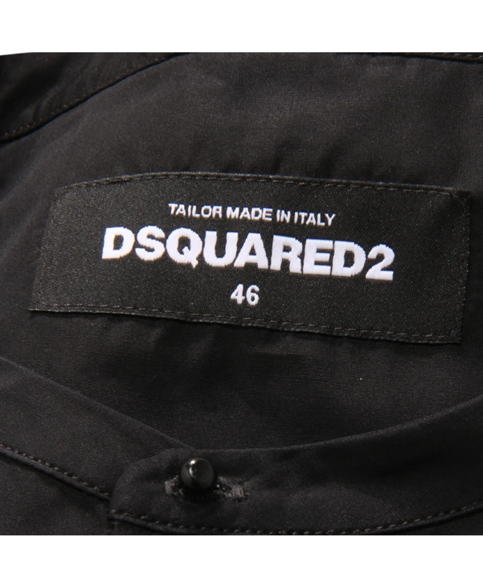 Рубашка без рукавов, изготовленная в Италии. Dsquared2, черный — фото 4