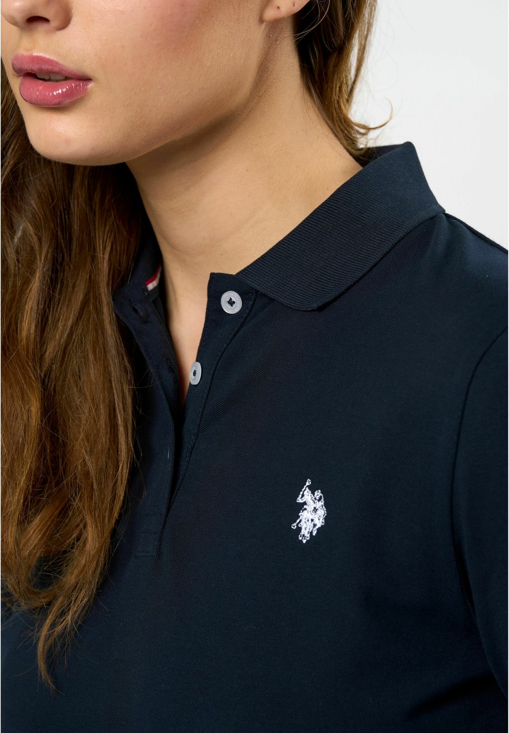 Топ с длинными рукавами LISE LONG SLEEVE POLO - Polo shirt U.S. Polo Assn., темно-синий — фото 4