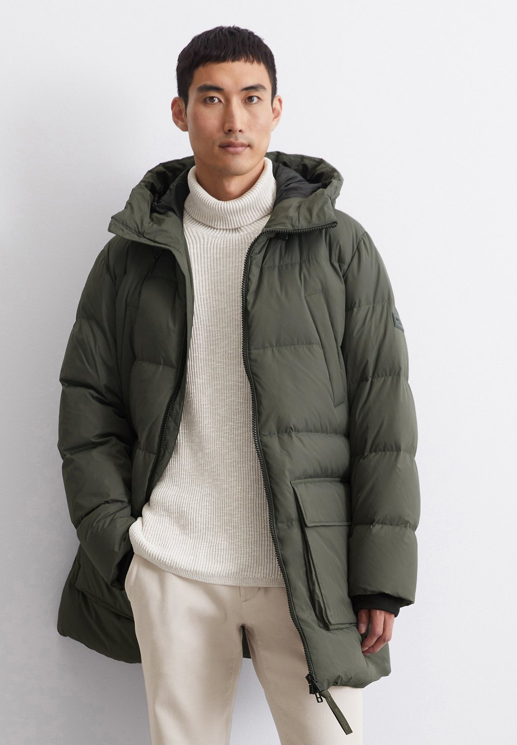 

Пуховик PUFFER ESSENTIALS HERO Marc O'Polo, темно-зеленый