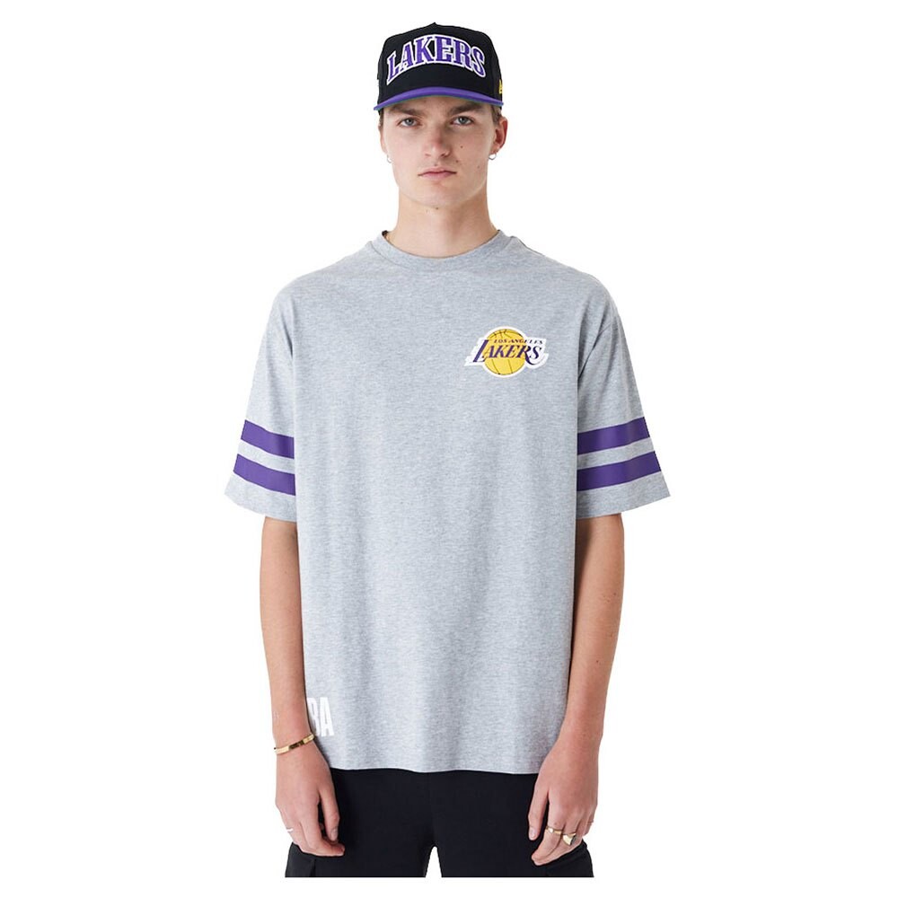 

Футболка с коротким рукавом New Era NBA Arch Grphc Los Angeles Lakers, серый