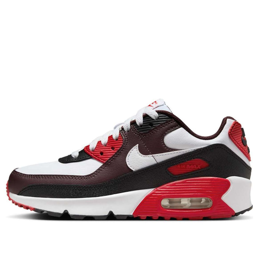

Кроссовки (GS) Nike Air Max 90 'Burgundy Crush Black University Red White', белый