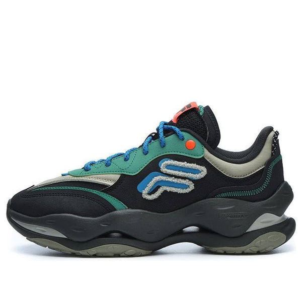 

Кроссовки daddy shoes 'black green' Fila Fusion, черный