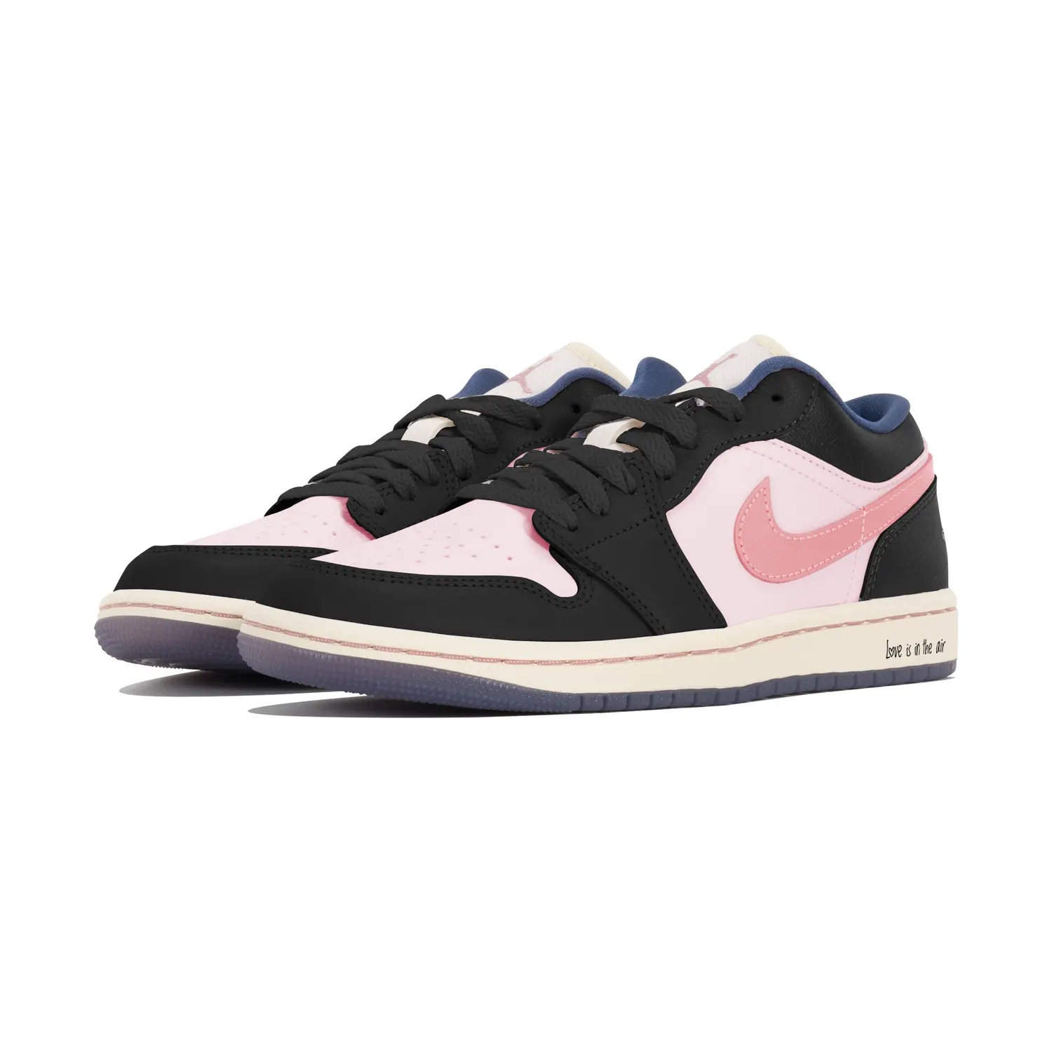 

Кроссовки Air JORDAN 1 Vintage Basketball Shoes Women's Low-Top Black Pink, Черный, Кроссовки Air JORDAN 1 Vintage Basketball Shoes Women's Low-Top Black Pink