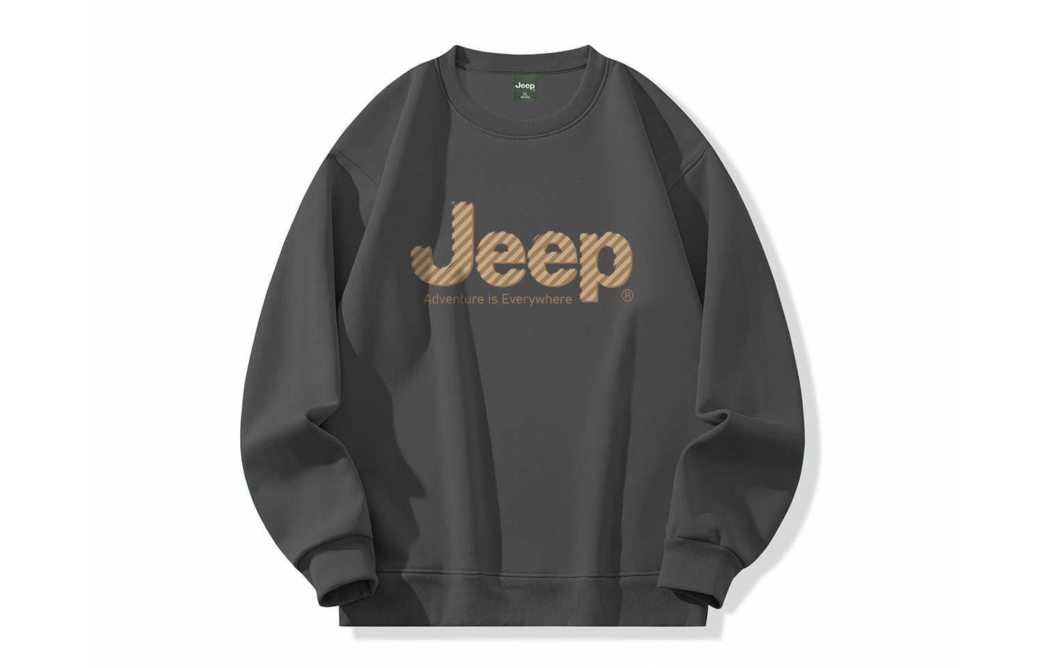 

Свитшот Unisex Crew Neck Moderate Heavyweight Jeep, iron серый