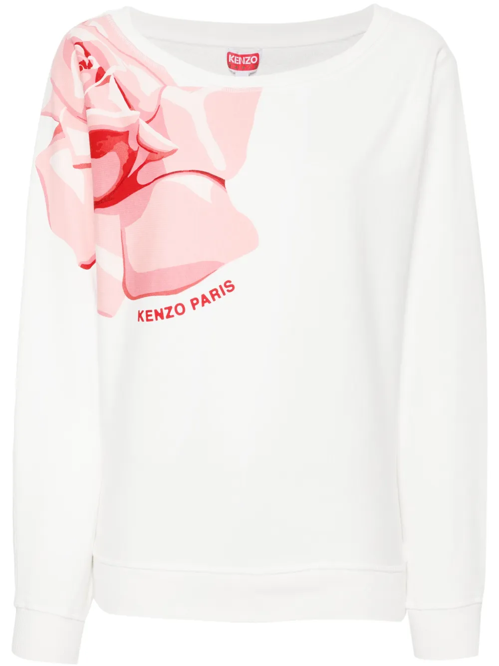 

Толстовка с принтом KENZO, белый