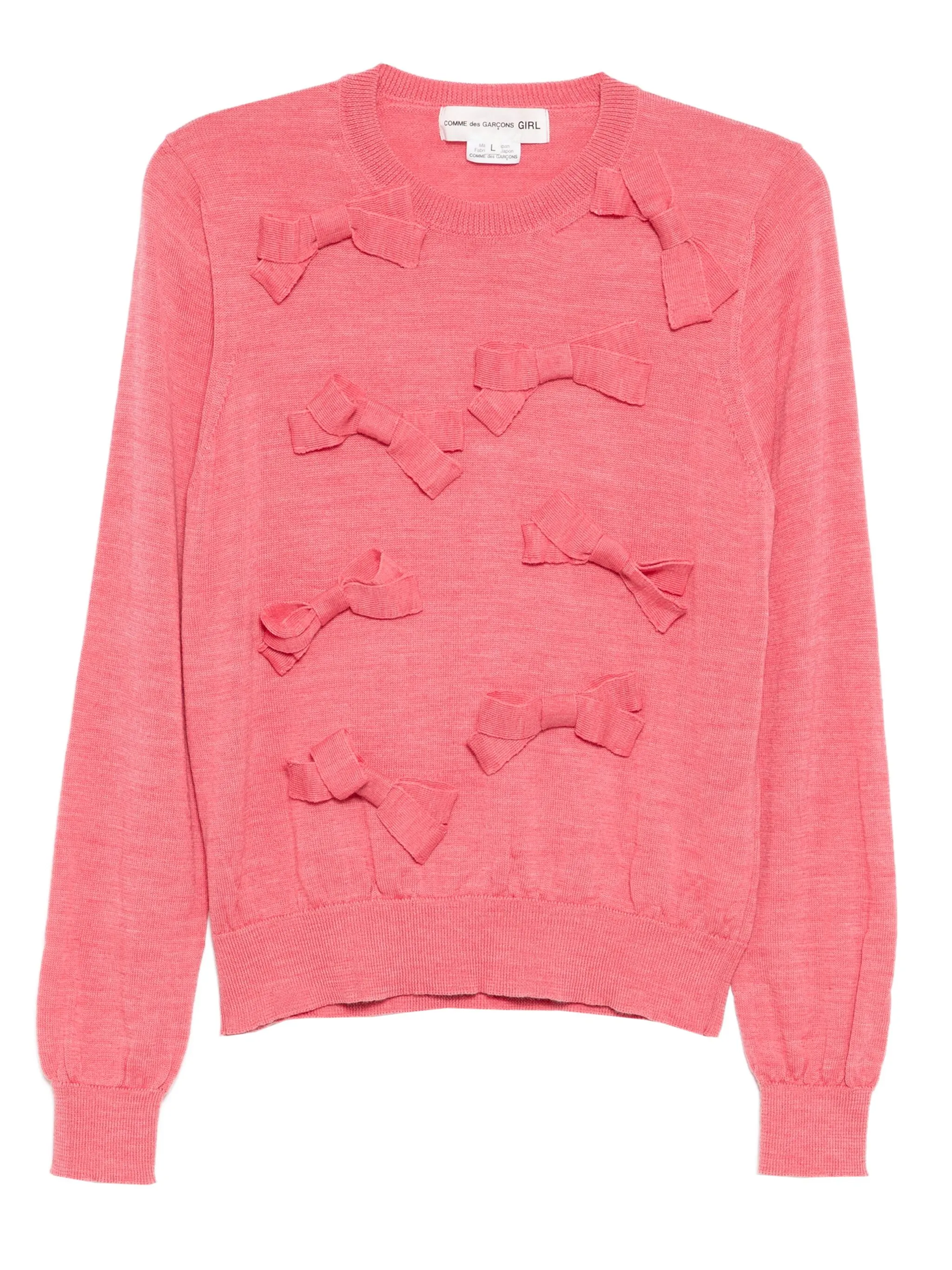 

Топ с лентами Comme Des Garçons Girl, розовый