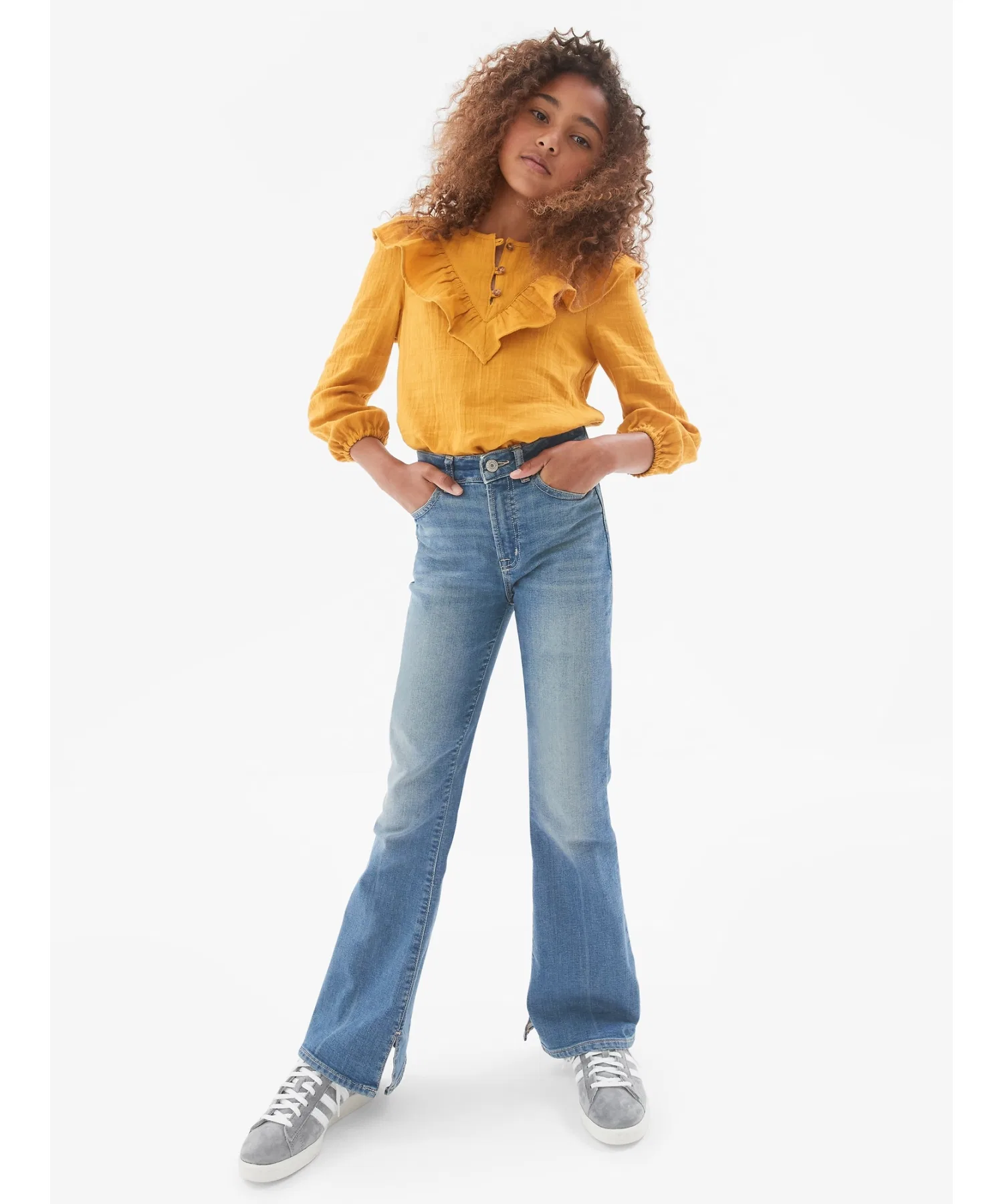 Детские джинсы Washwell High-Rise '70s Flare Denim — фото 2