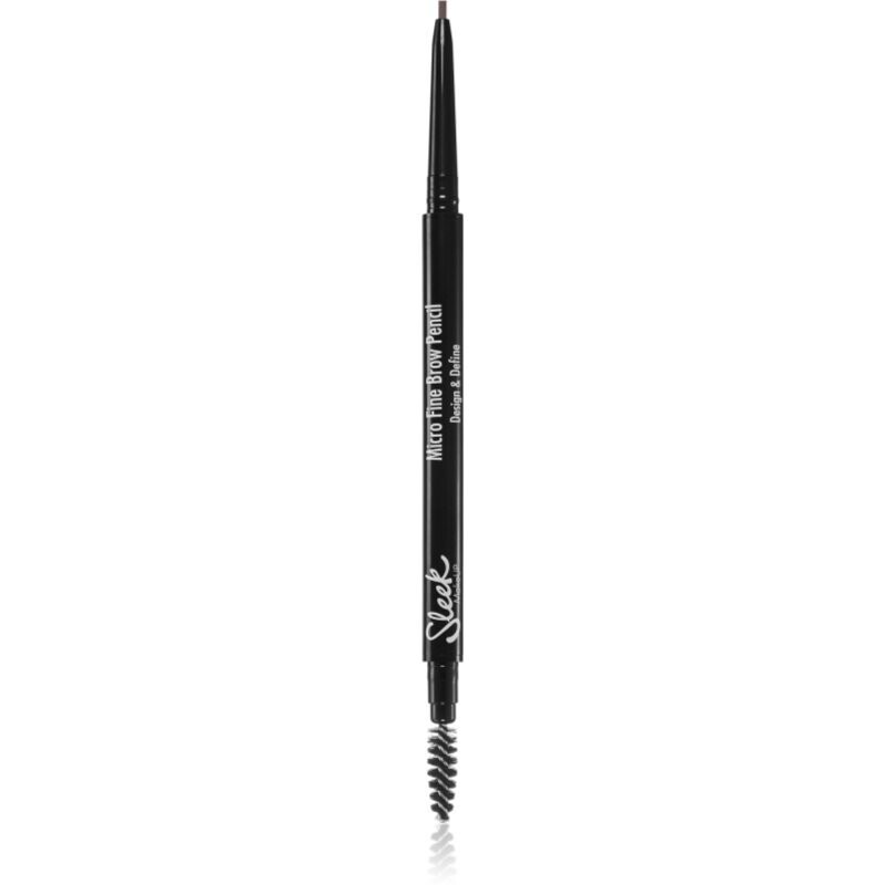 

Водостойкий карандаш для бровей Sleek Micro-Fine Brow Pencil с кисточкой оттенка Темно-коричневый 6,3 г Inna Marka