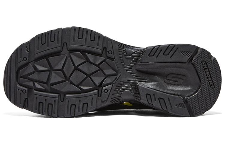 Пляжные сандалии Stamina V2 женские черные/зеленые Skechers — фото 4
