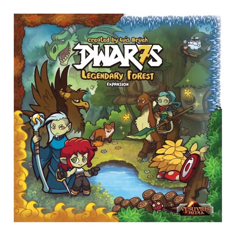 

Детская настольная игра Asmodee Dwar7S Forest Legendary English, мультиколор