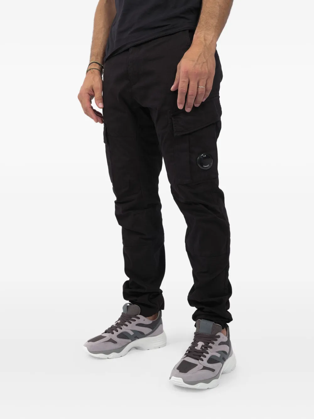 

Брюки с карманами карго C.P. Company, черный