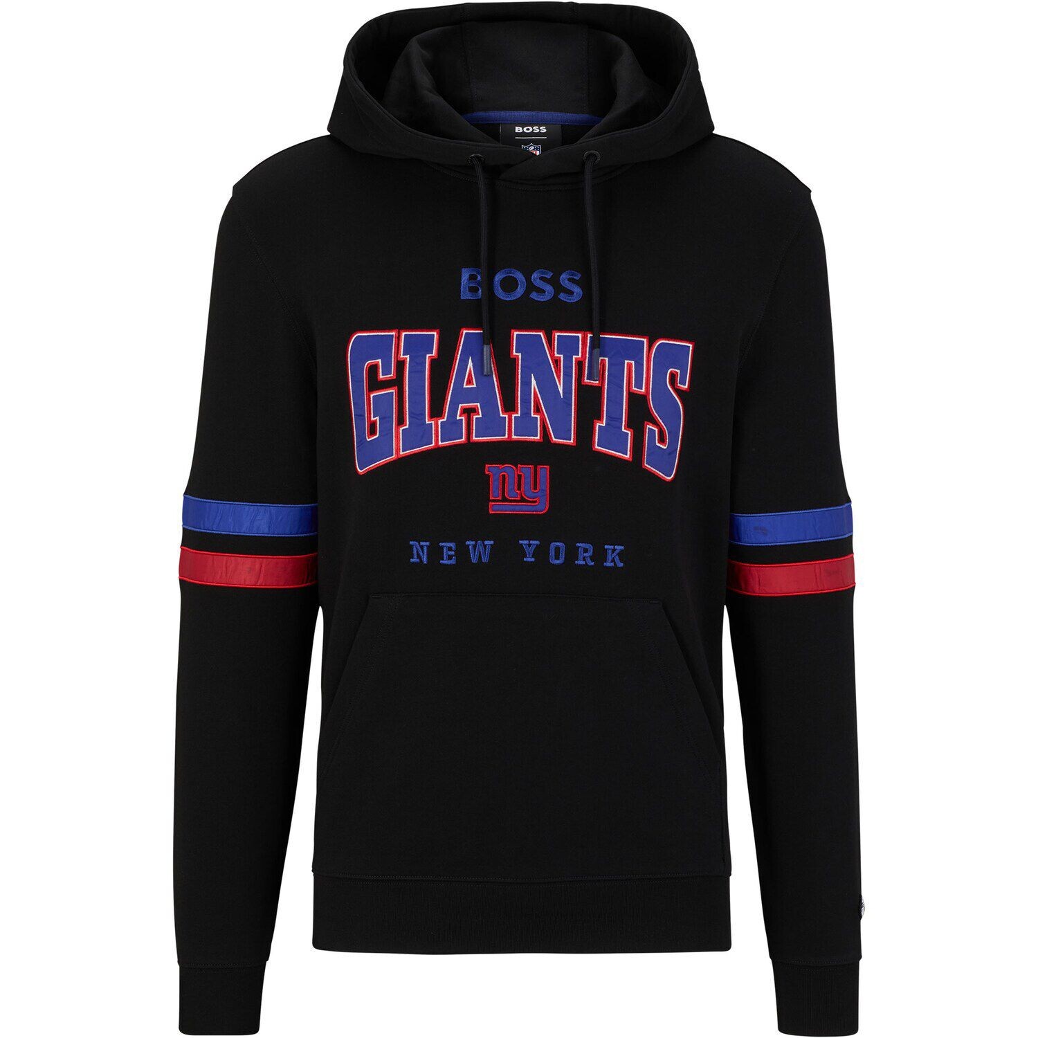 

Мужской пуловер с капюшоном BOSS X NFL Black/Royal New York Giants Touchdown