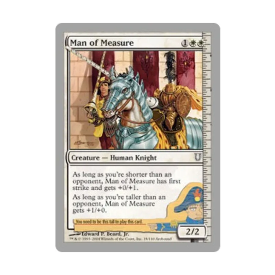

CCG Человек меры (К), MTG - Unhinged