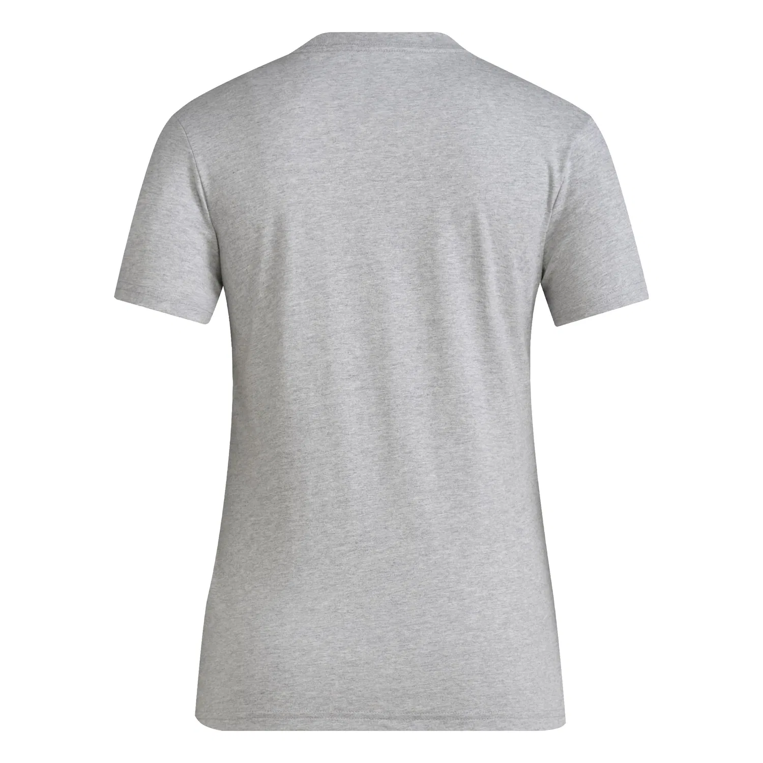 Женская футболка с логотипом Essentials Logo Tee adidas, Medium Grey Heather / White — фото 3