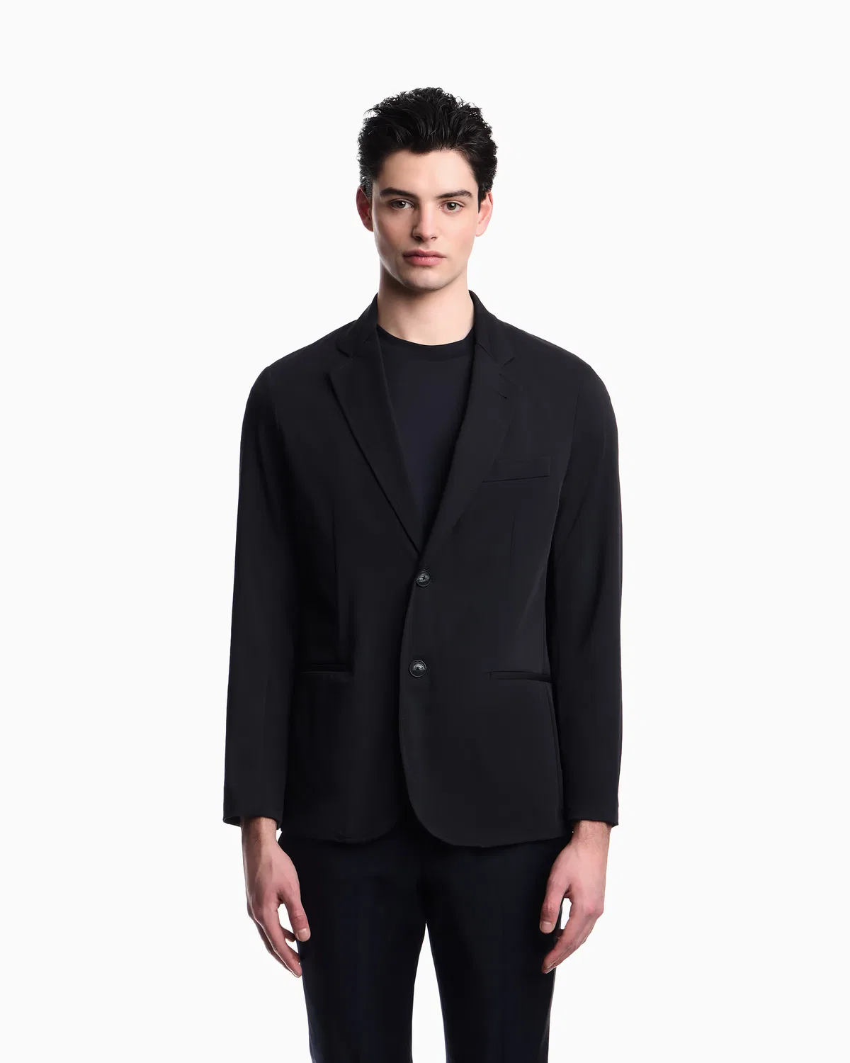 Мужская куртка-блейзер с отстегивающейся грудкой Emporio Armani, Azul Marino