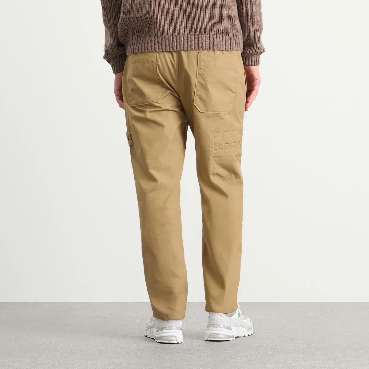 Брюки из хлопкового канваса Ghost All Weather Cotton Canvas Trousers Stone Island, Dark Beige — фото 3