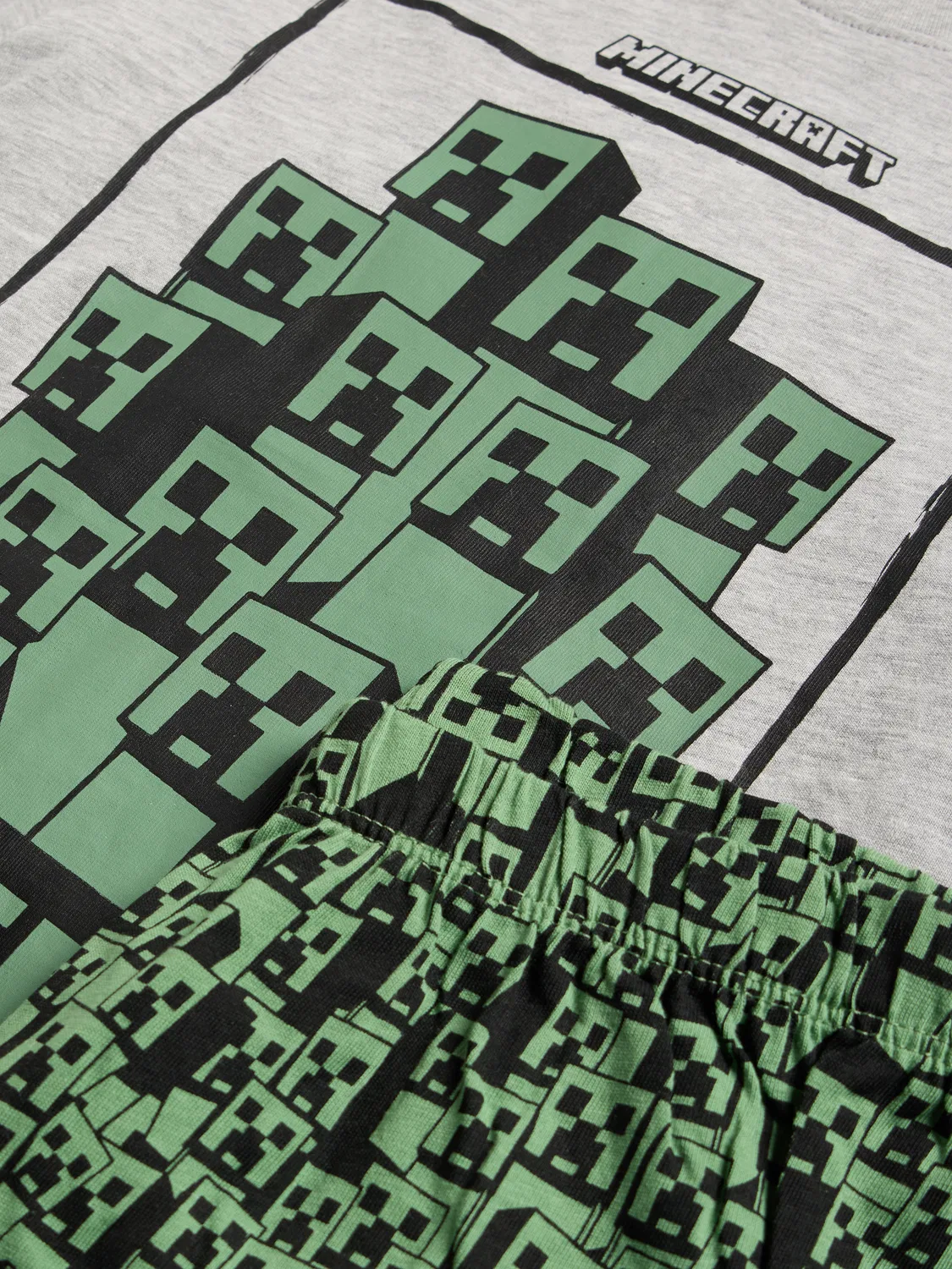 Детский спортивный костюм регулируемой посадки Minecraft, серый — фото 3