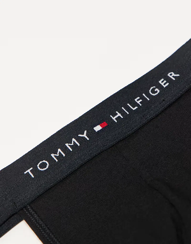 Трусы-бандажи Tommy Hilfiger Signature Cotton, комплект из 3 штук, черный — фото 2