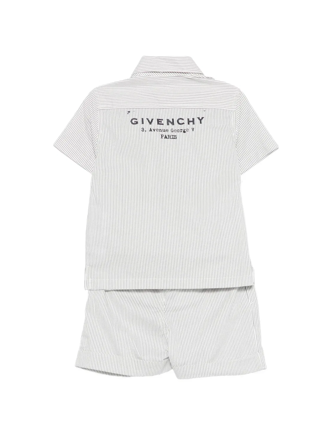 Короткие полосатые комплекты Givenchy, белый — фото 2