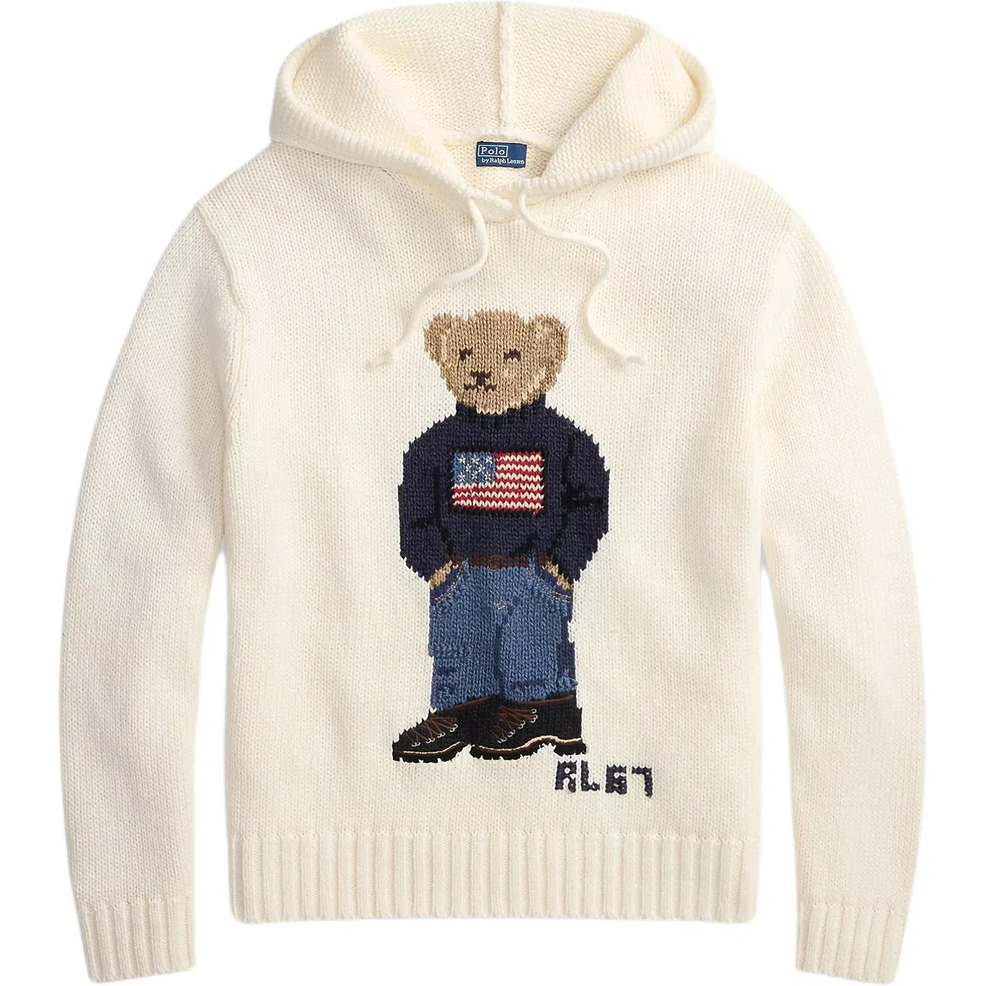 Женский свитер Polo Bear свободного кроя Polo Ralph Lauren, Cream