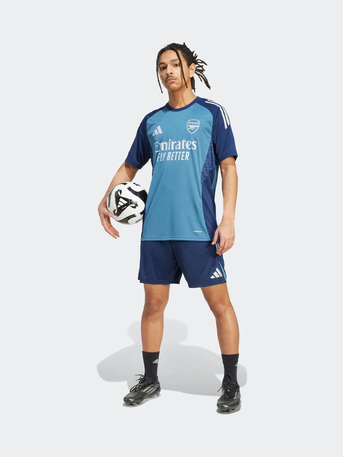Футбольная футболка Arsenal Tiro Competition adidas, синий — фото 4