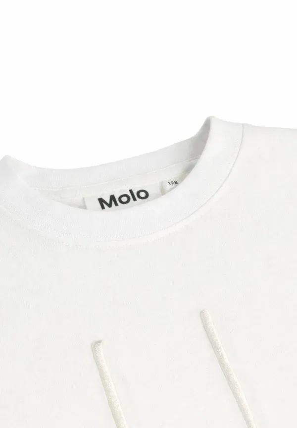 Футболка хлопковая T-shirt unisex Molo, белый — фото 3