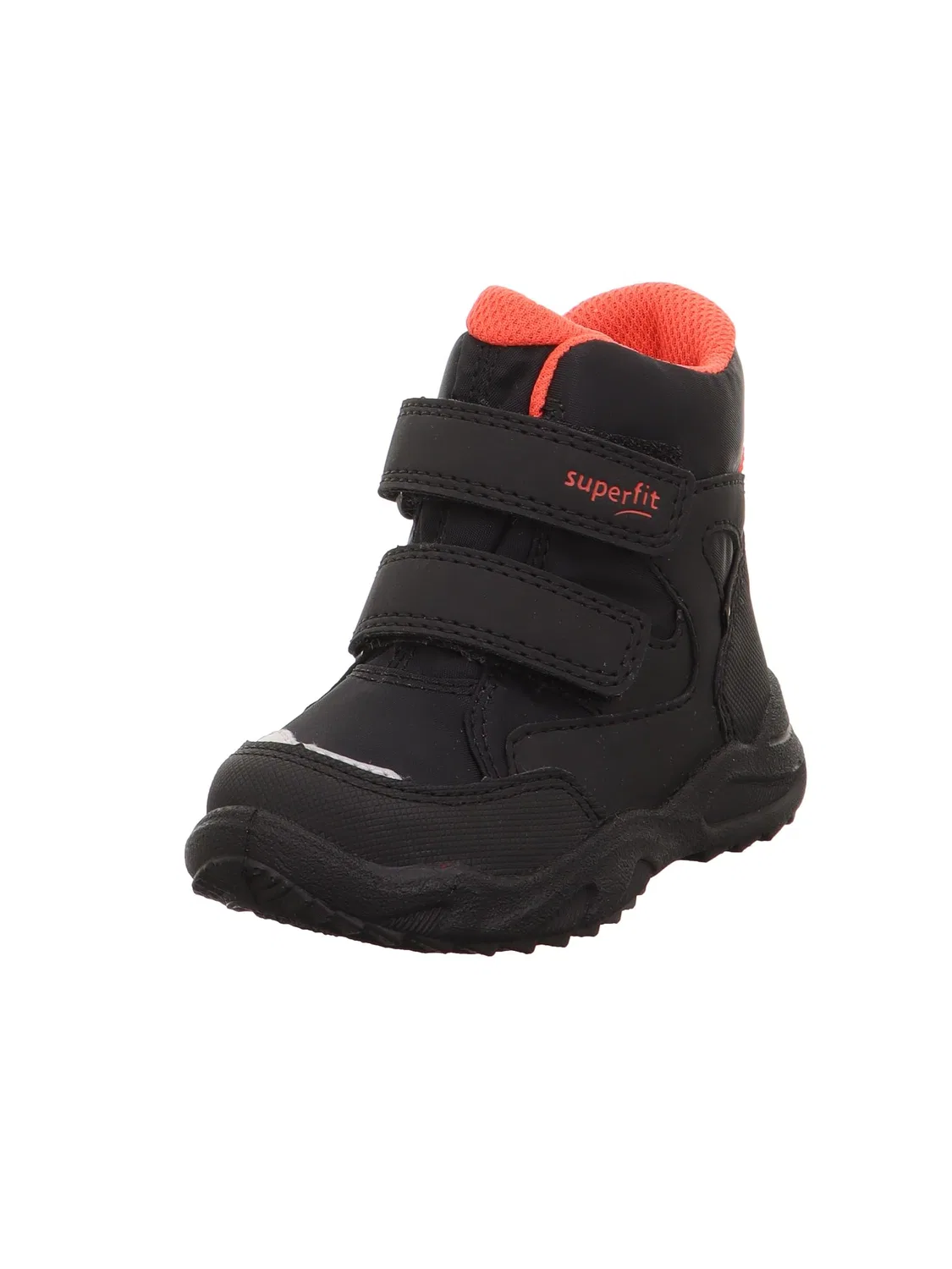 Детские зимние ботинки для мальчиков Glacier Superfit, Black And Red
