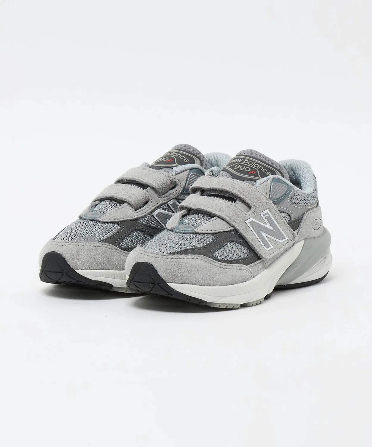 Детские кроссовки с липучкой PV990 New Balance, Black — фото 2