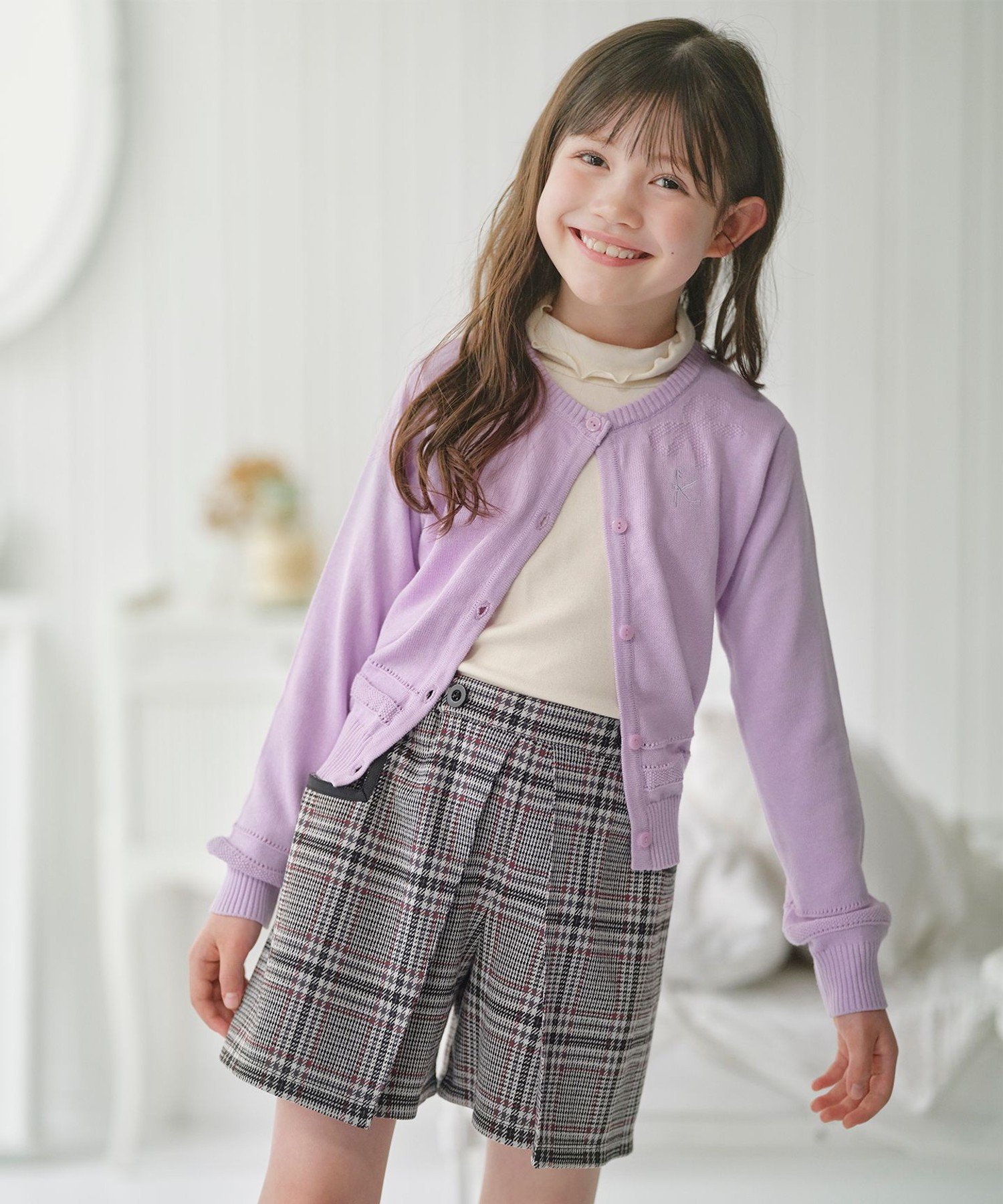 [110-140 см] Классический кардиган Kids Suite, Lavender [082]