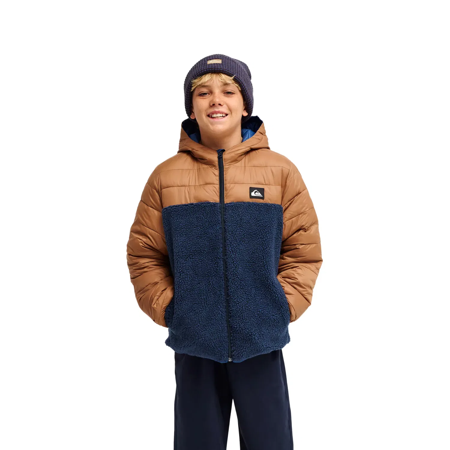Детская куртка для мальчиков с утеплителем Scaly Reversible Quiksilver, Marrón