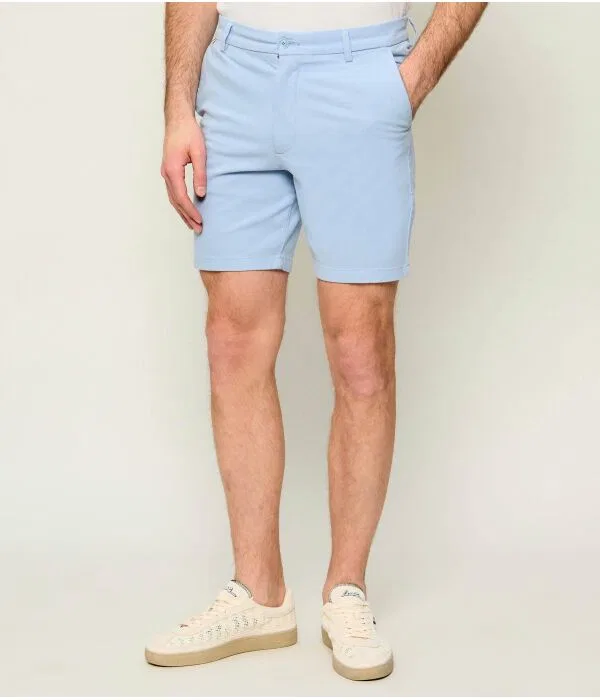 Мужские шорты чинос Modern Fit H-Kane1 BOSS, Azzurro — фото 3