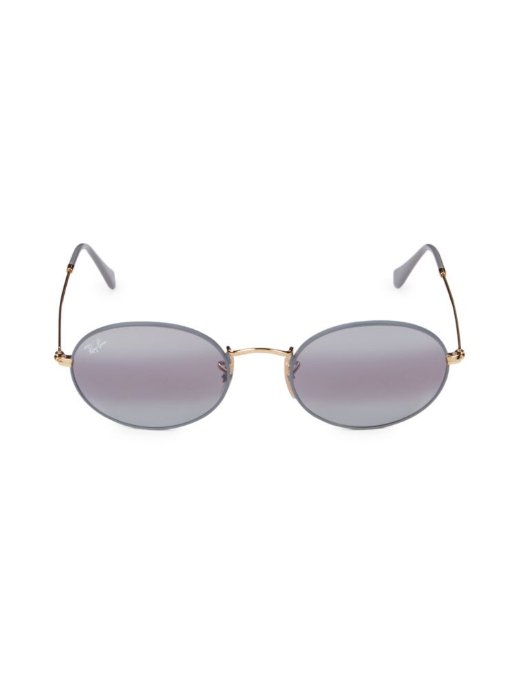 

Овальные солнцезащитные очки 54MM Ray-Ban, цвет Gold Grey