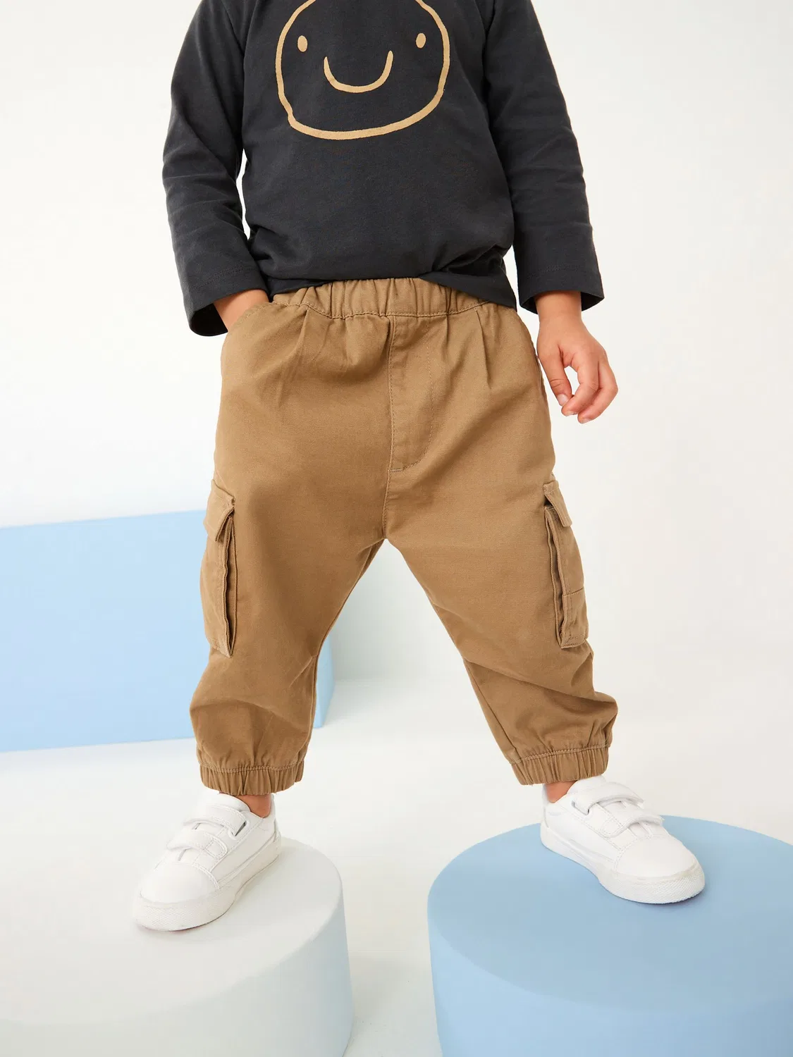 Брюки карго Regular Fit, Tan Brown Next — фото 4