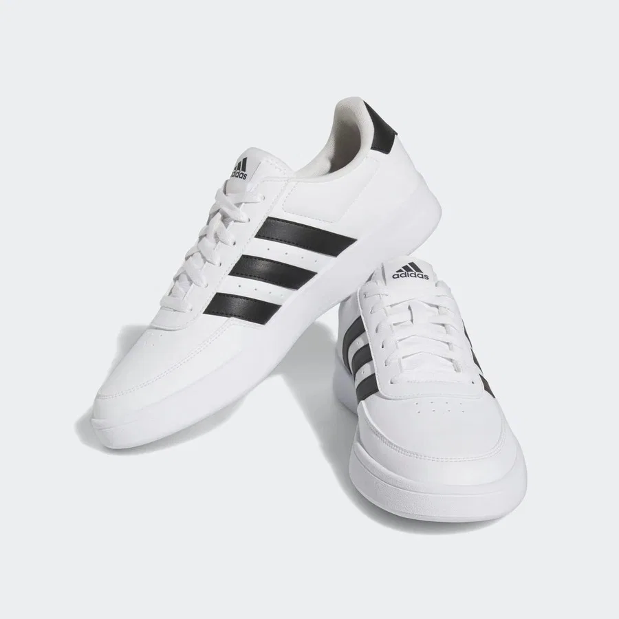Кроссовки повседневные с легким и гибким дизайном Breaknet 2.0 adidas, Белый — фото 4