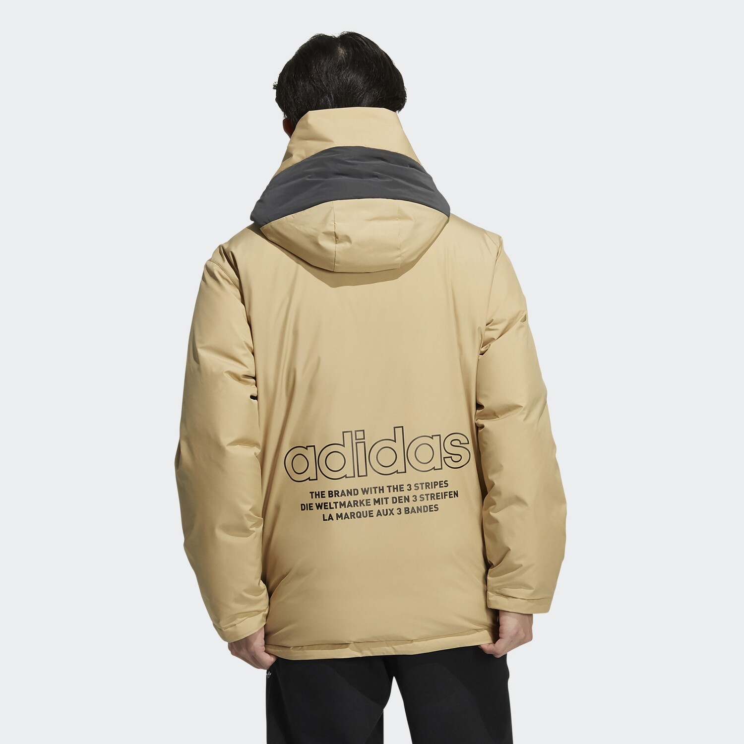 Куртка Adidas Originals Innovation Fabric, бежевый — фото 3