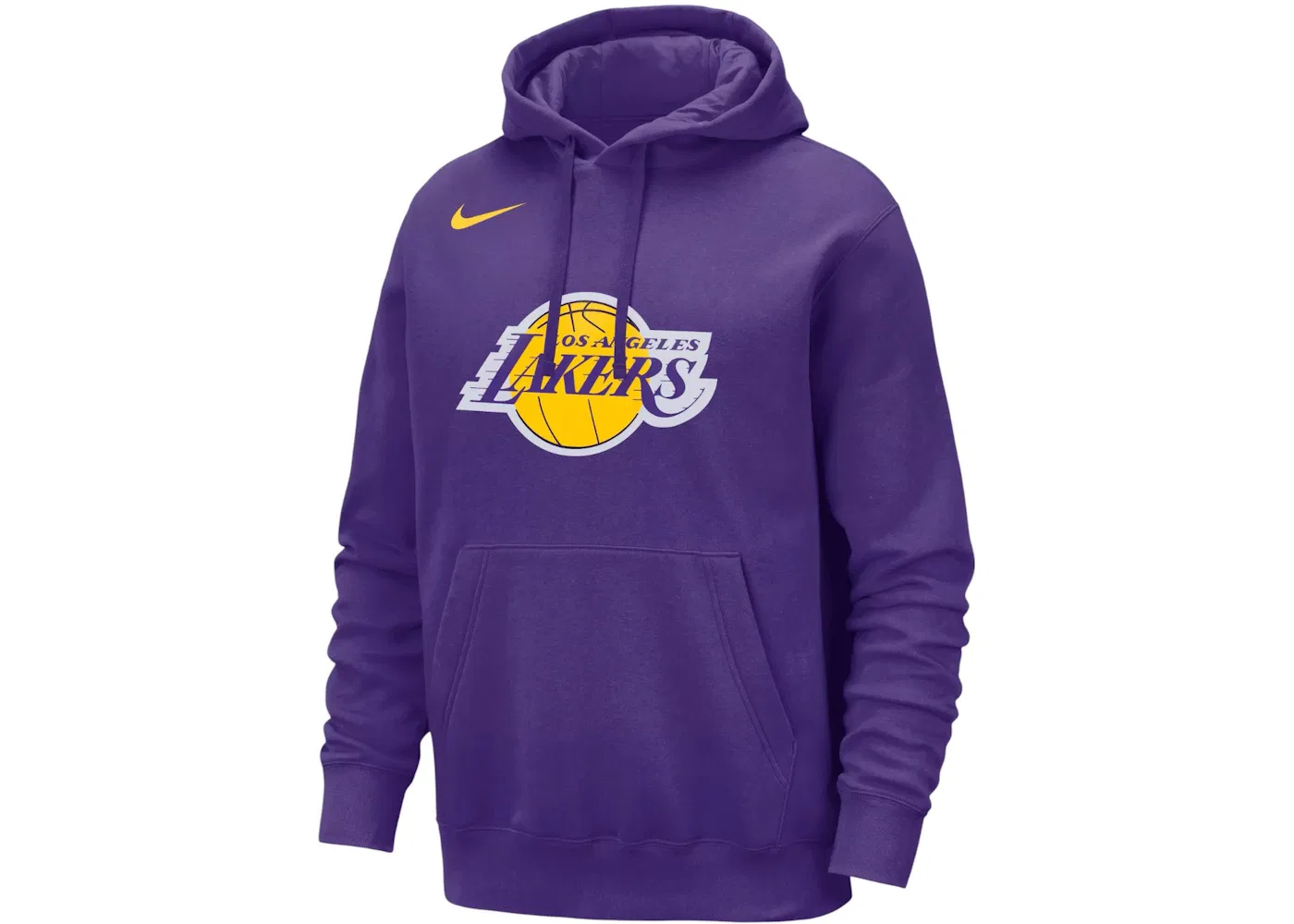 Мужская худи с принтом Nike NBA Los Angeles Lakers Club, Purple