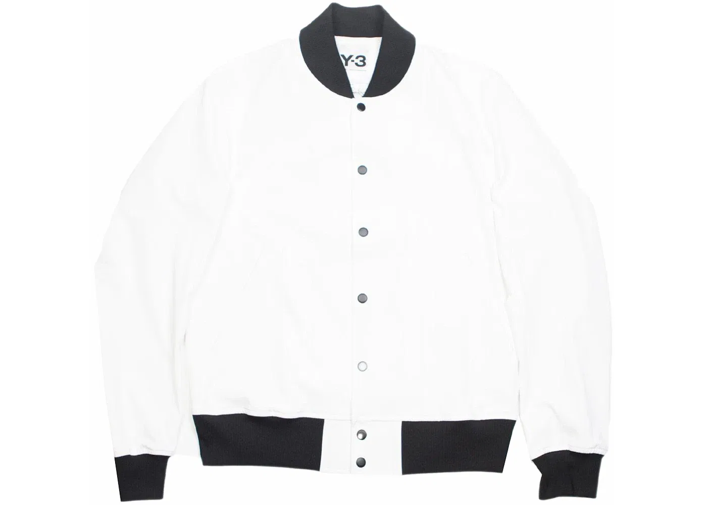 Мужская куртка-бомбер с принтом Y-3 Adidas, White/Black