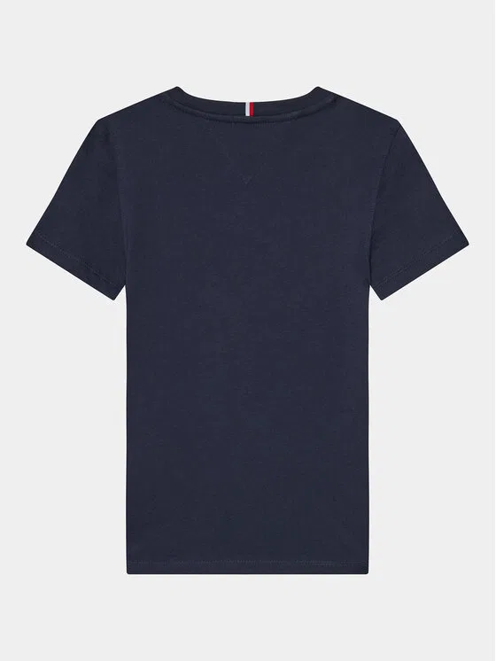 Футболка regular fit Essential Tommy Hilfiger, темно-синий — фото 2