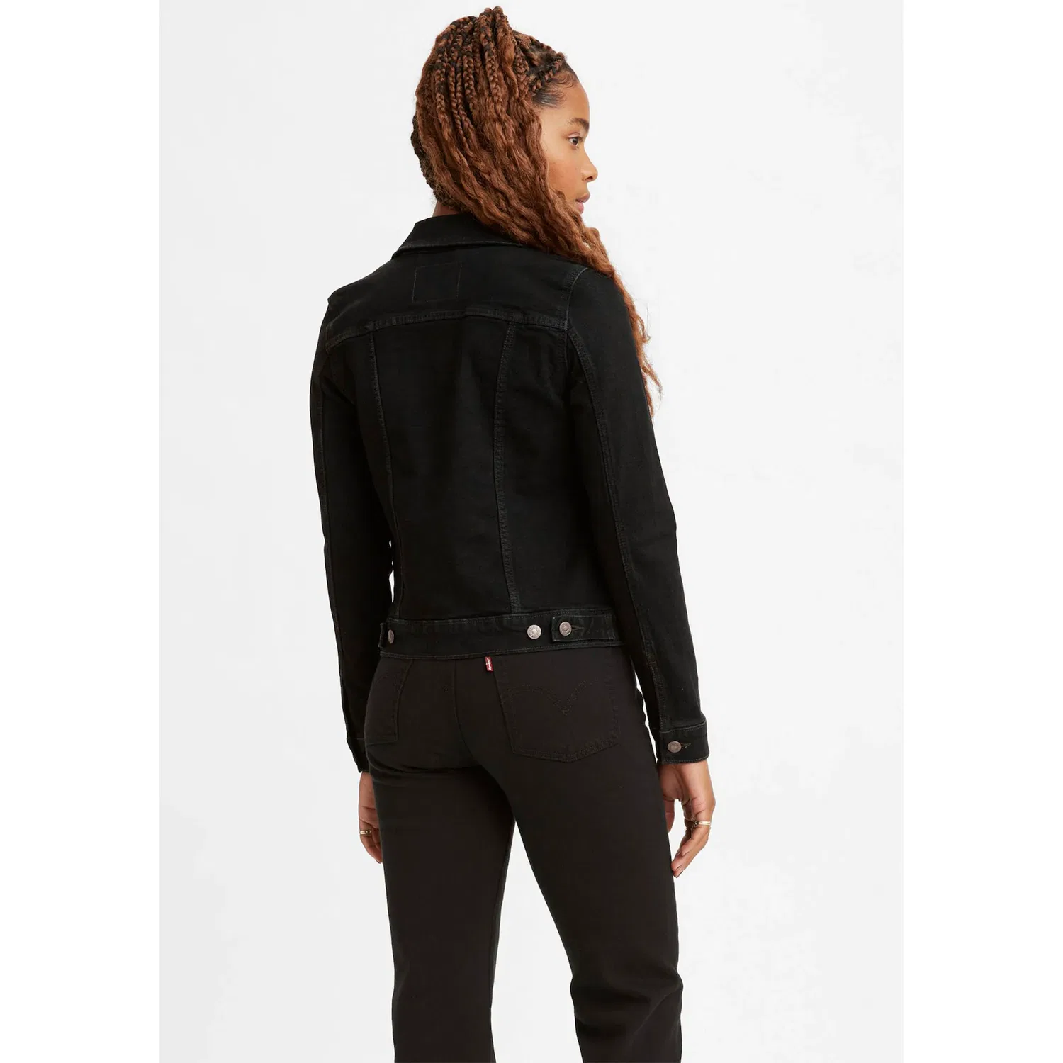 Женская джинсовая куртка Original Trucker Levi's, Black — фото 2