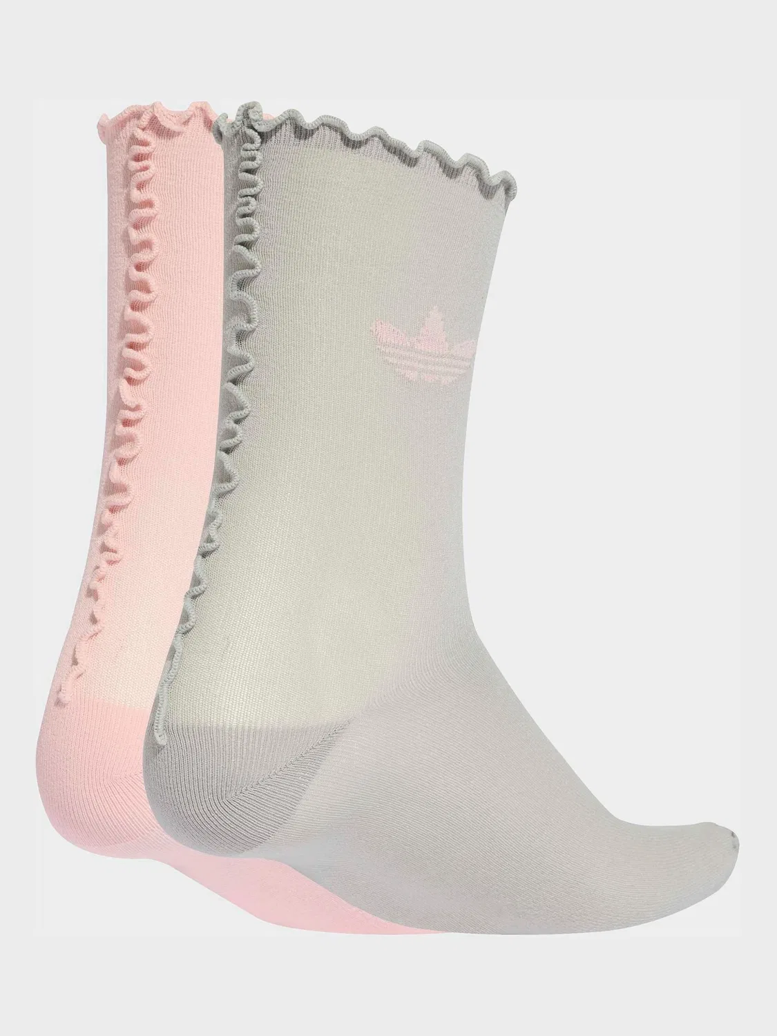 Носки adidas originals Ruffle Sock 2P, розовый — фото 2