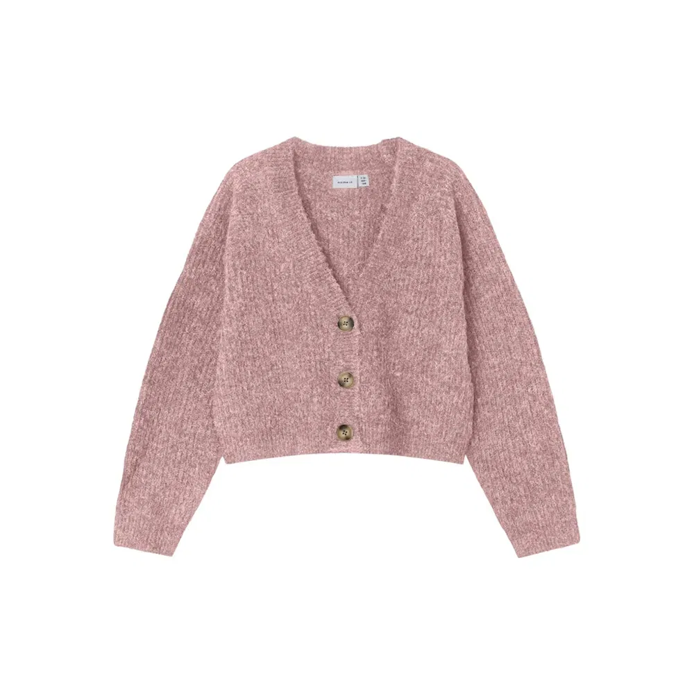 Кардиган Name It Holly Boxy Short, розовый