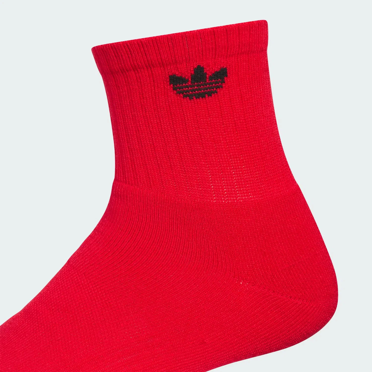 Носки Quarter с влагоотводящей тканью, 6 пар, Trefoil 2.0, Adidas Originals, Цвет: Scarlet/Collegiate Green/Blue — фото 2